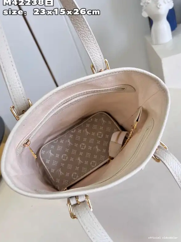 Official oldcobbler VUITTON NANO LOUIS BUCKET 0629